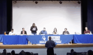 Robert Janeliunas Sworn In as New Peotone School Board Member; Ashley Stachniak Elected Vice President
