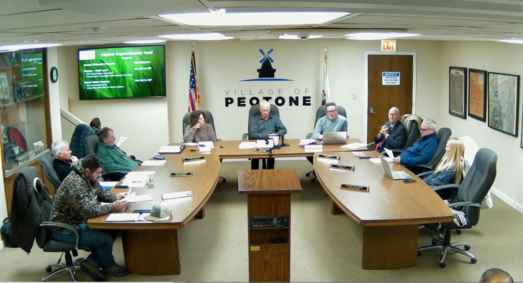 Peotone Village Board January 26