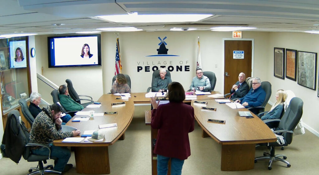 Cory Pasch from CP2 Consulting addresses the board on January 26.