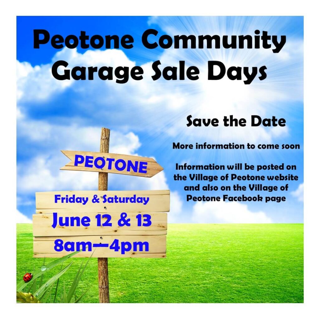 Peotone Community Garage Sale Days