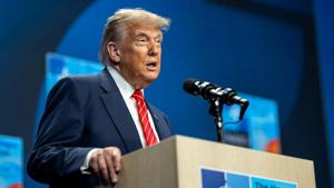 U.S., NATO alliance on the line as Trump set to meet with Rutte