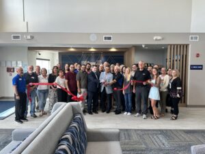 Holiday Inn Express Marks First Year in Peotone with Chamber Ribbon Cutting