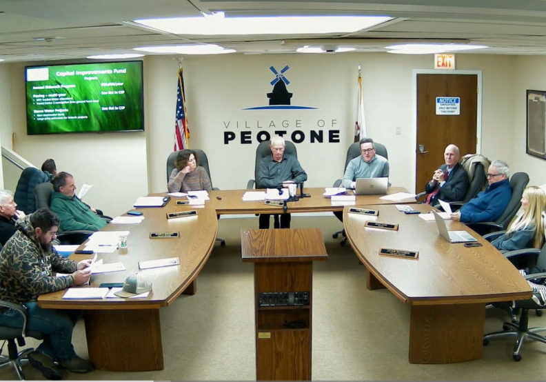 Peotone Village Board January 26