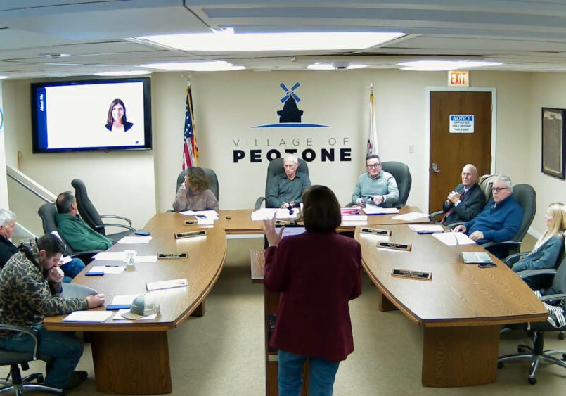 Cory Pasch from CP2 Consulting addresses the board on January 26.