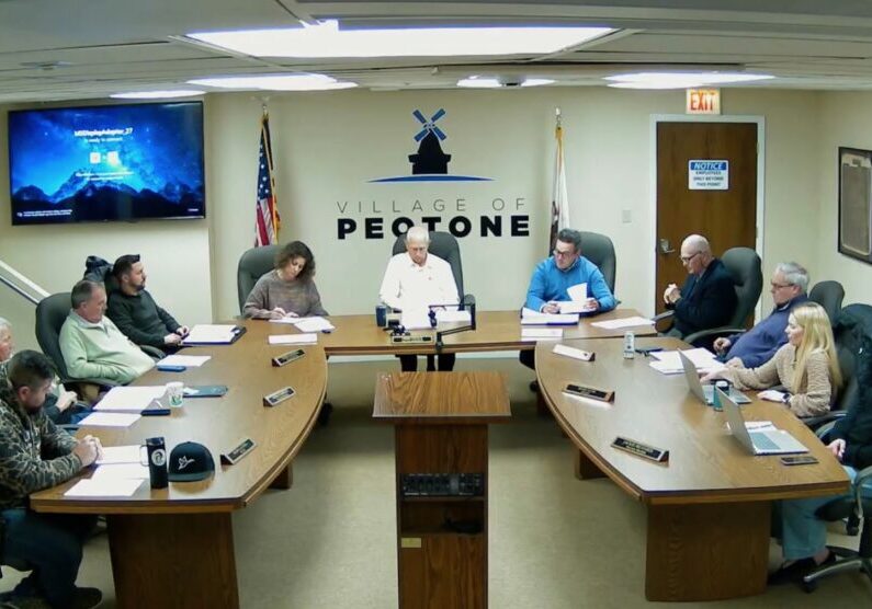 February 23 Peotone Village Board meeting