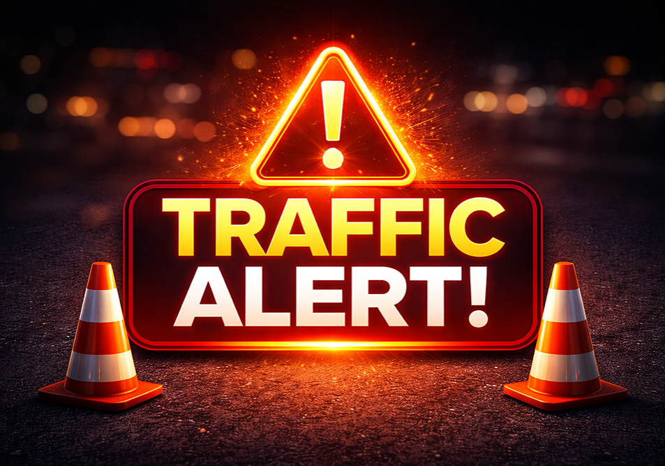 Traffic Alert Graphic