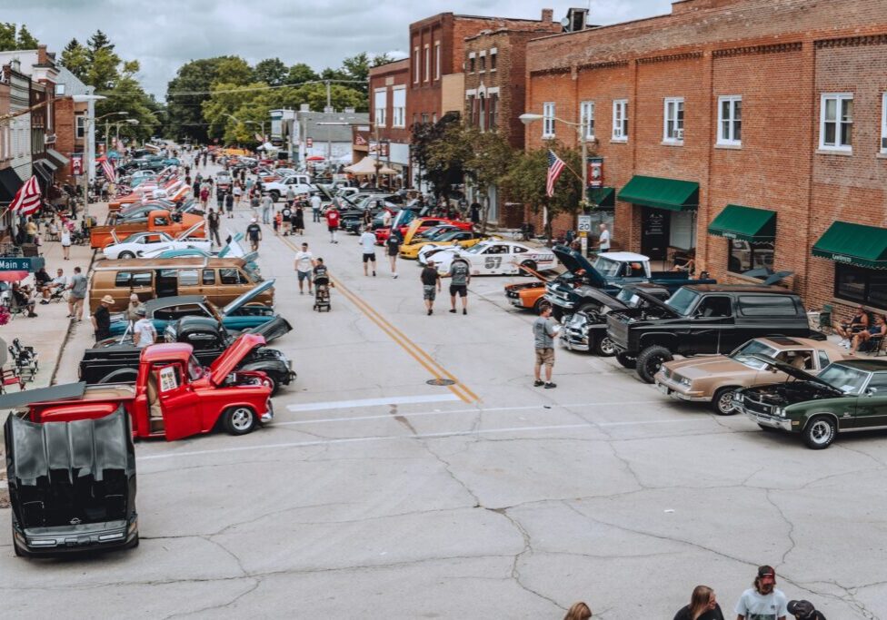 Special events, like the annual car show, will be required to get permits, but also carry insurance, and have sanitation requirements with a proposed special event ordinance. Photo by Andrea Arens.
